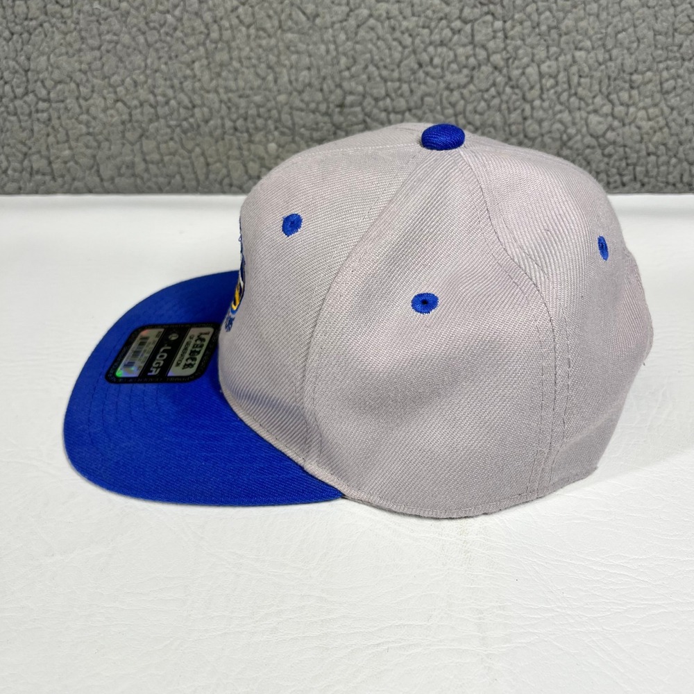 Golden State Warriors Snapback Hat Grey Blue LOGA Leader of Generation - Picture 3 of 9